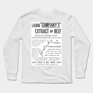 Liebig's Extract of Meat Company - 1891 Vintage Advert Long Sleeve T-Shirt